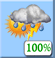 Bastante Nuboso, Showers y Chance Storms